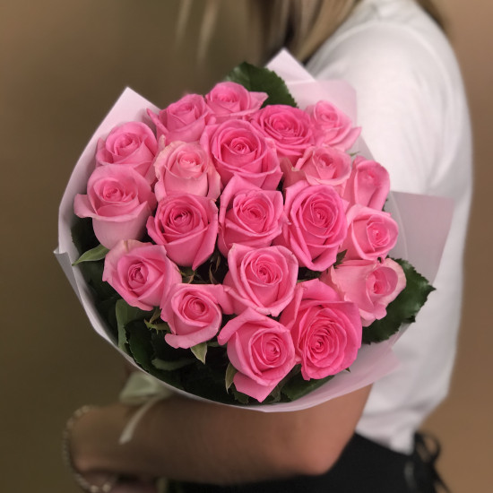 Букеты из роз Букет из 19 роз (60 см)