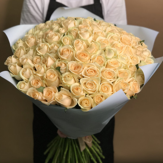 Букеты из роз Букет из 101 розы (70 см)